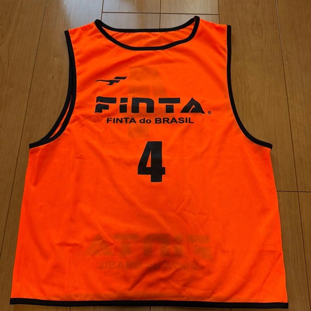 FINTA サッカー用ビブス サイズ4 オレンジ (1/3)