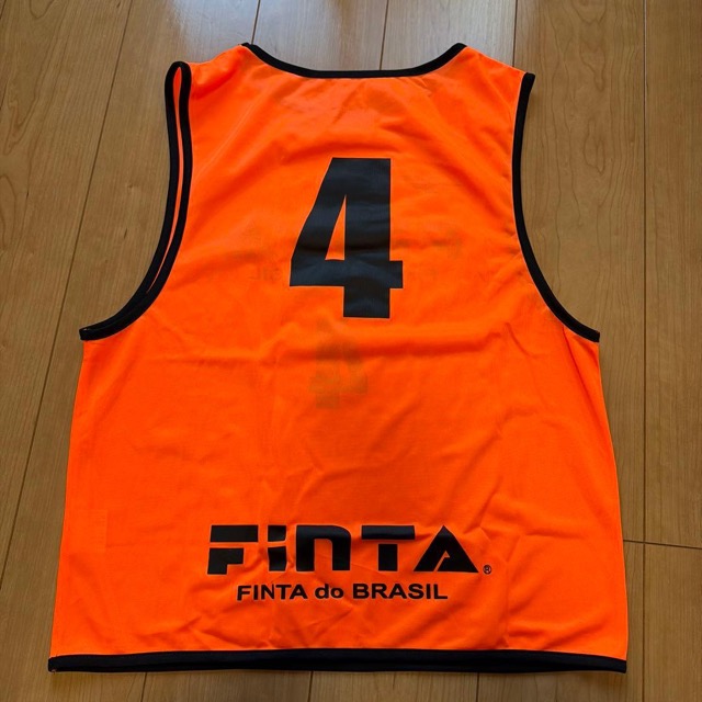 FINTA サッカー用ビブス サイズ4 オレンジ (2/3)