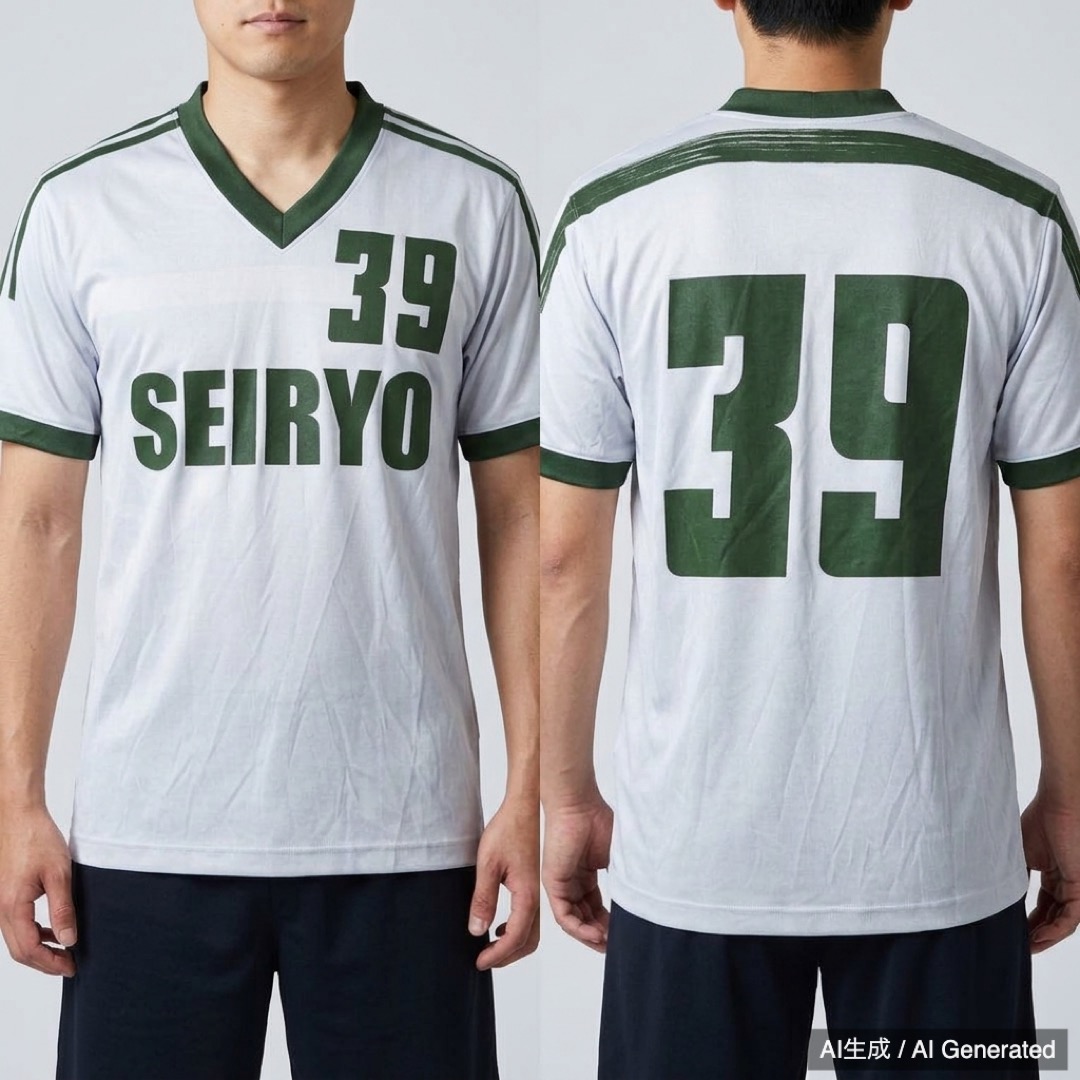 SEIRYO サッカー 39番 ユニフォーム シャツ (1/3)