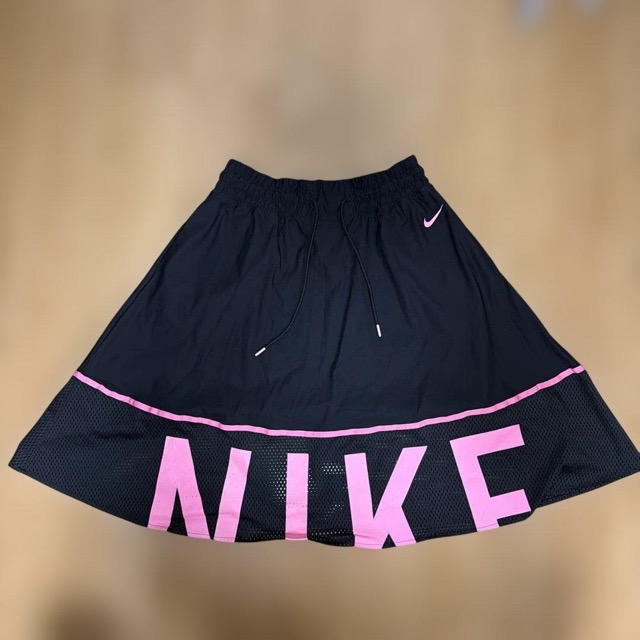 NIKE フレアスカート ブラック ピンク XL (1/4)