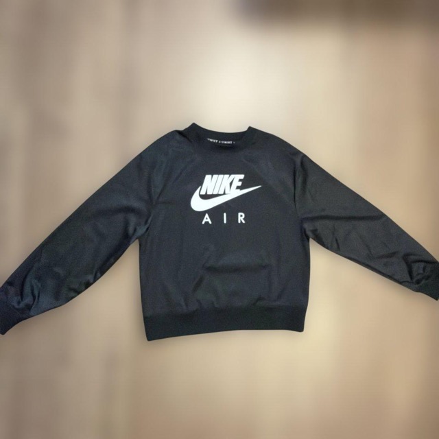 NIKE AIR カットソー クルーネック スウェット サテン レディースM (2/5)