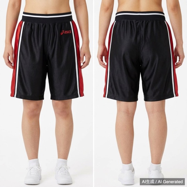 asics レディース バスケットボールパンツ Lサイズ 光沢