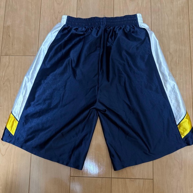Champion バスケットボールパンツ バスパン M ネイビー/イエロー 光沢 (2/3)