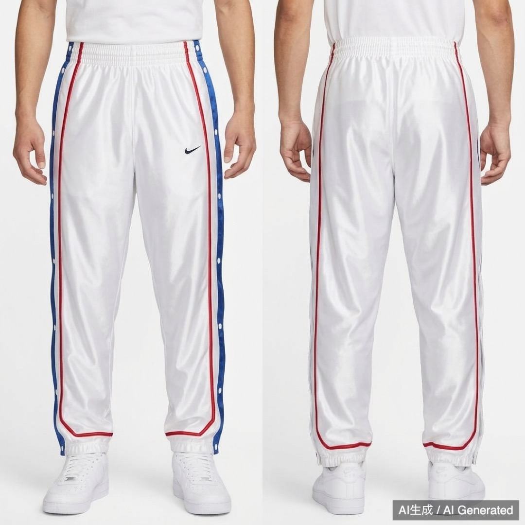 Nike DRI-FITバスケットボール スナップ パンツ XL(M) 光沢 (1/9)