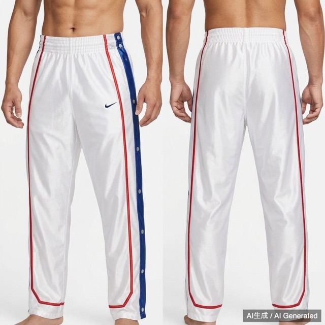 Nike DRI-FITバスケットボール スナップ パンツ XL(M) 光沢