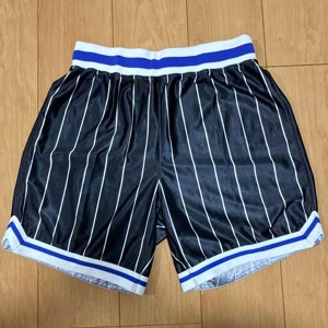 NBA ストライプ バスケットボールパンツ L
