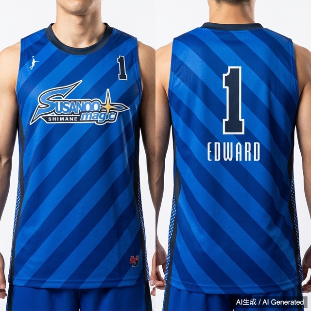 島根スサノオマジック EDWARD #1 Lサイズシャツ