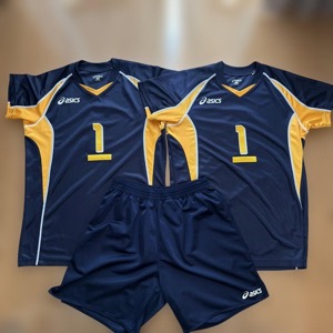 asics バレーボールユニフォーム上下セット Lサイズ