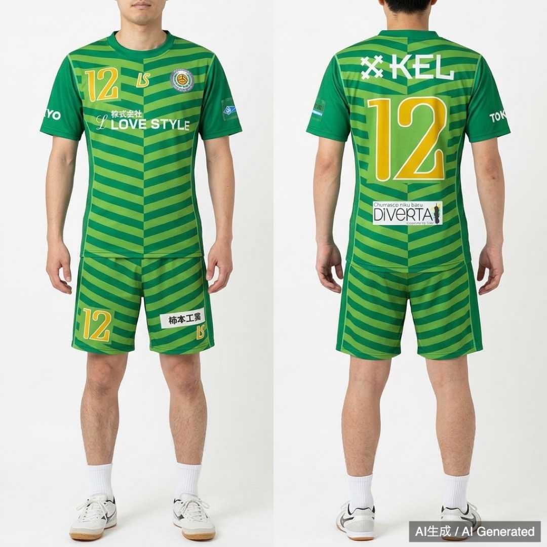 世田谷フットサルクラブ ユニフォーム 上下セット #12 (1/9)