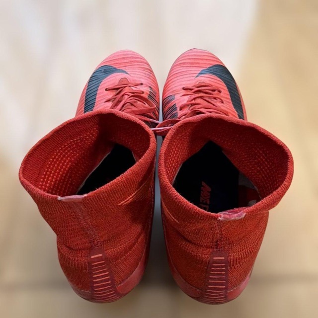 Nike マーキュリアル レッド ハイカット スパイクシューズ 26cm (8/8)