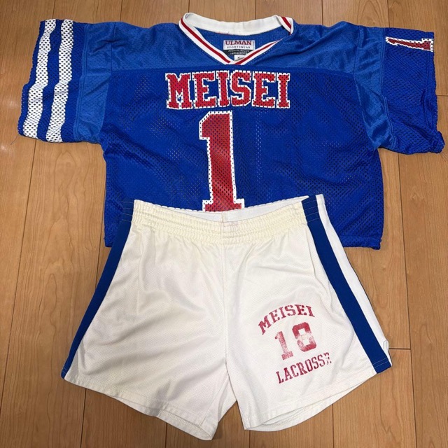 明星大学 ラクロスユニフォーム 上下 セット L (1/4)