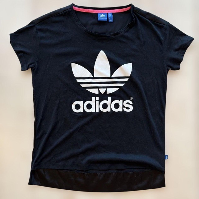 adidas 半袖Tシャツ 黒 レディースM (1/6)