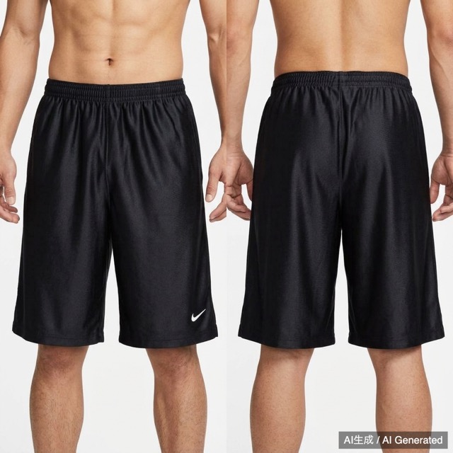 Nike ハーフパンツ Lサイズ 黒 ※腰ゴム伸びきり