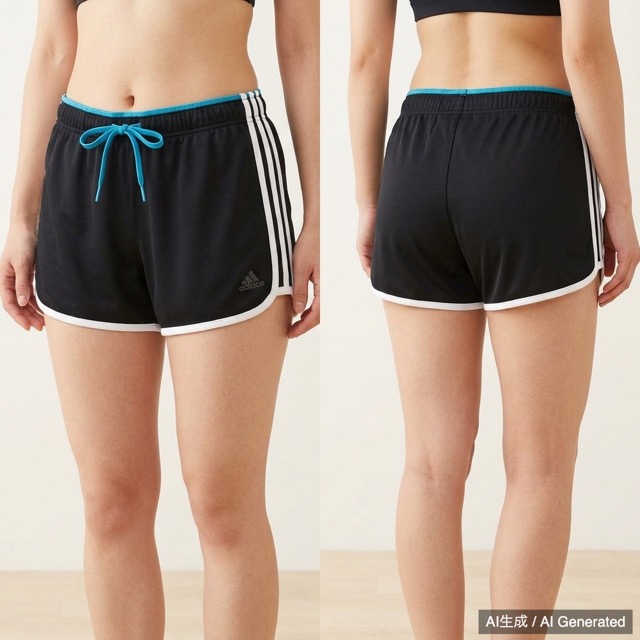 adidas climacool レディース ブラックショートパンツ S