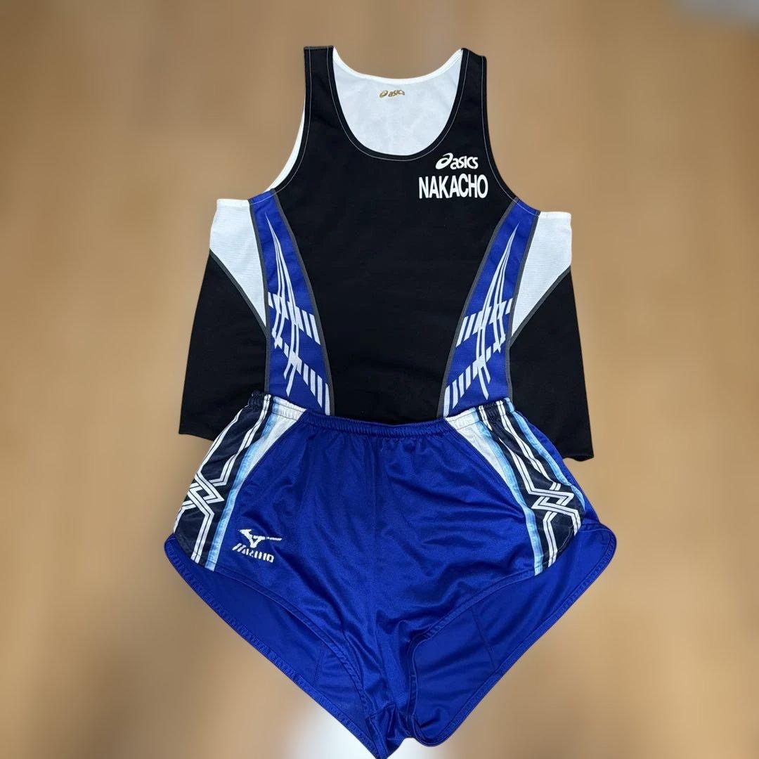asics 陸上競技用ユニフォーム上下セット メンズ NAKACHO (2/9)