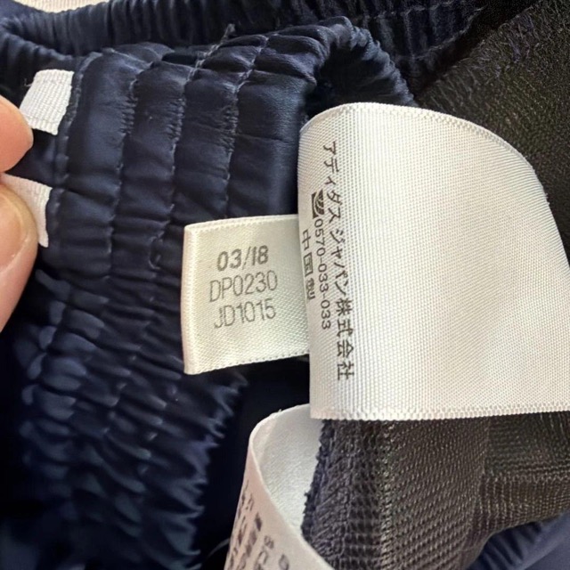 adidas ネイビー サテン フレアスカート S (7/7)