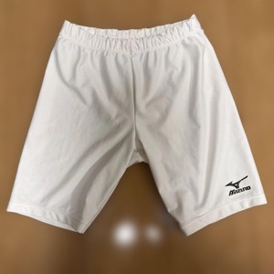 Mizuno ホワイト ショートタイツ スパッツ