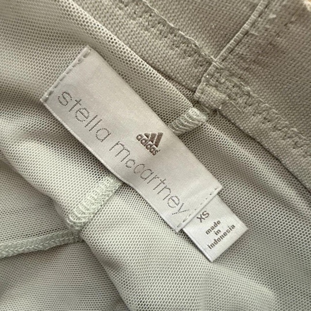 adidas StellaMcCartney シルバー XS ショーツ ランパン (3/5)