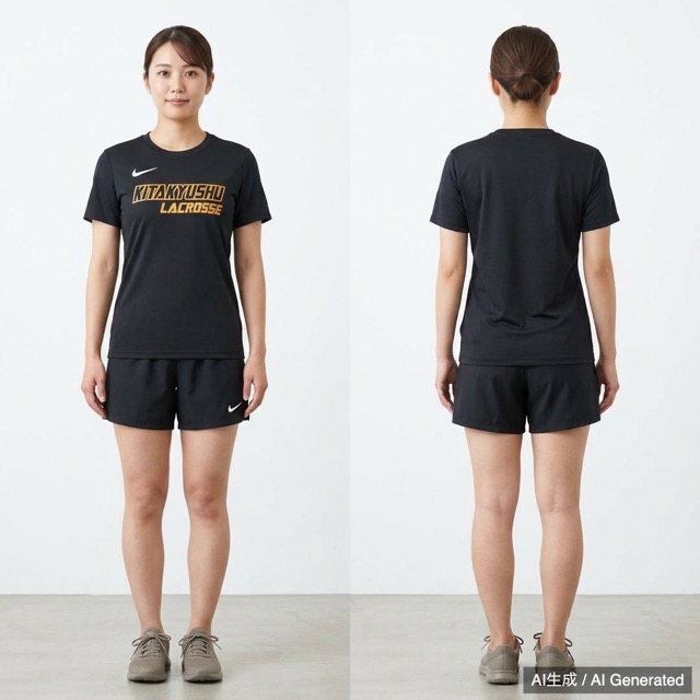 NIKE 北九州 女子ラクロス レディース ユニフォーム ウェア 上下セット M