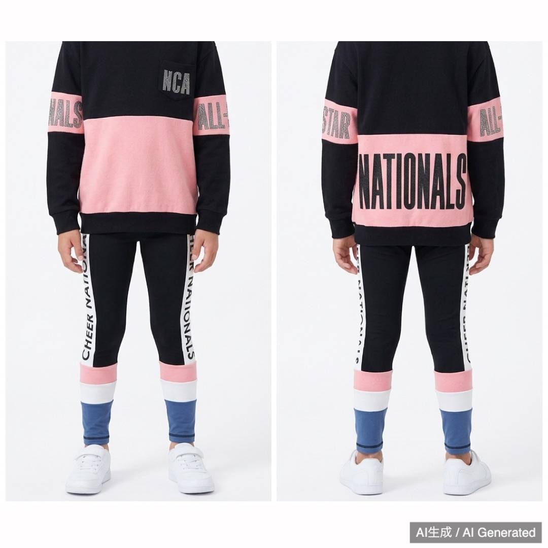 NCA チアリーディング キッズ ウェア 上下セット (1/9)