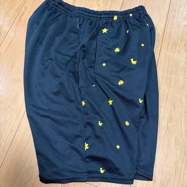 adidas フード付きジャージ上下セット 黒/黄色 (3/7)