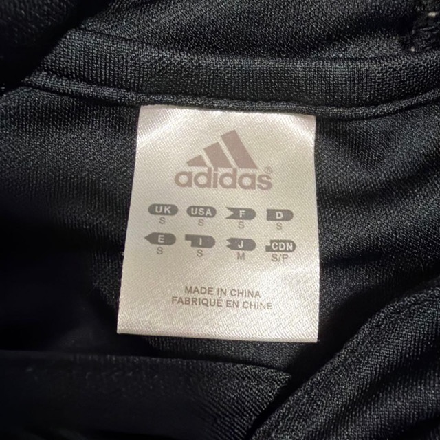 adidas フード付きジャージ上下セット 黒/黄色 (4/7)