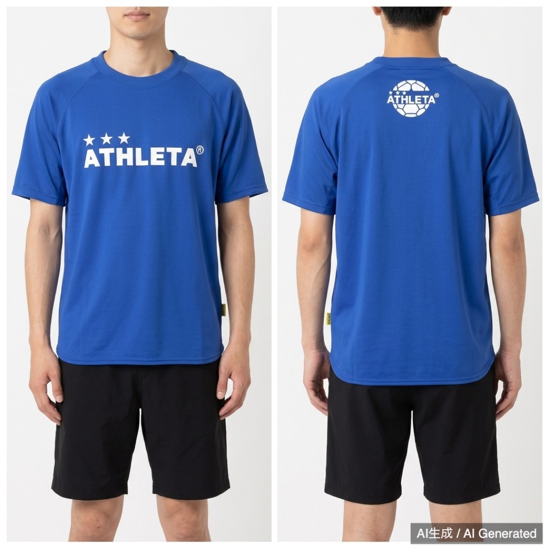 ATHLETA プラクティスシャツ ブルー (1/5)