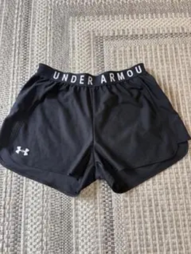 UNDER ARMOUR レディース ランニングショーツ ランパン 黒/グレー (5/5)