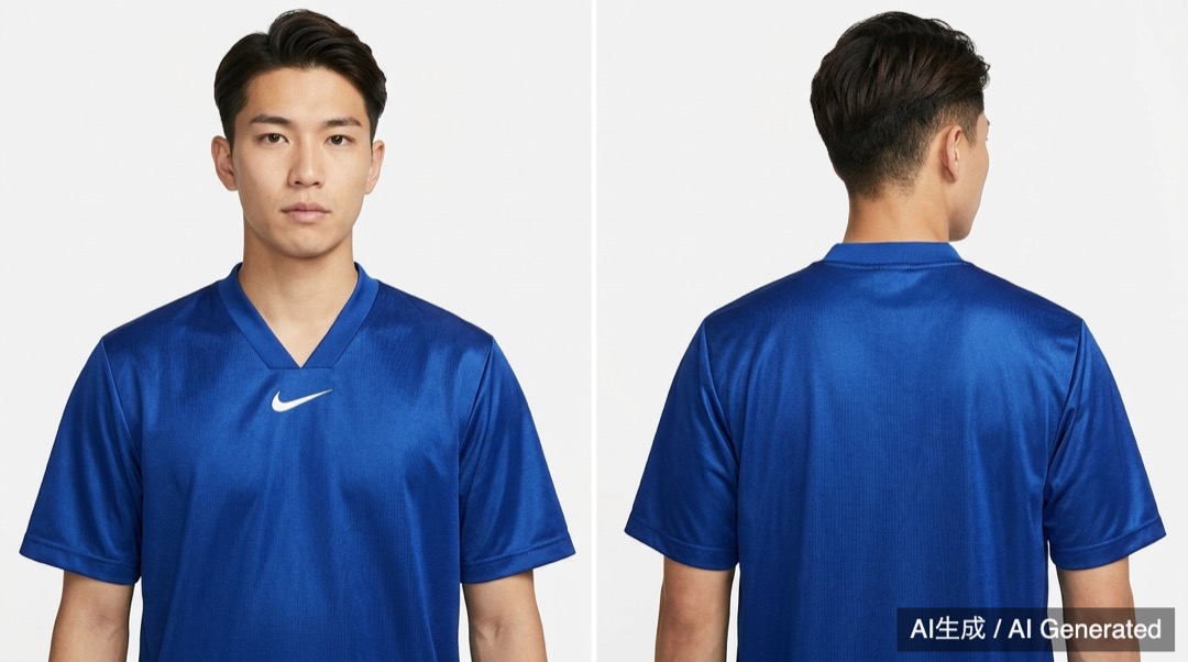 NIKE プラクティスシャツ ブルー M (1/5)