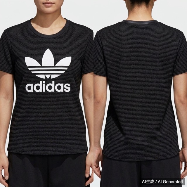 adidas 半袖Tシャツ レディース M 黒