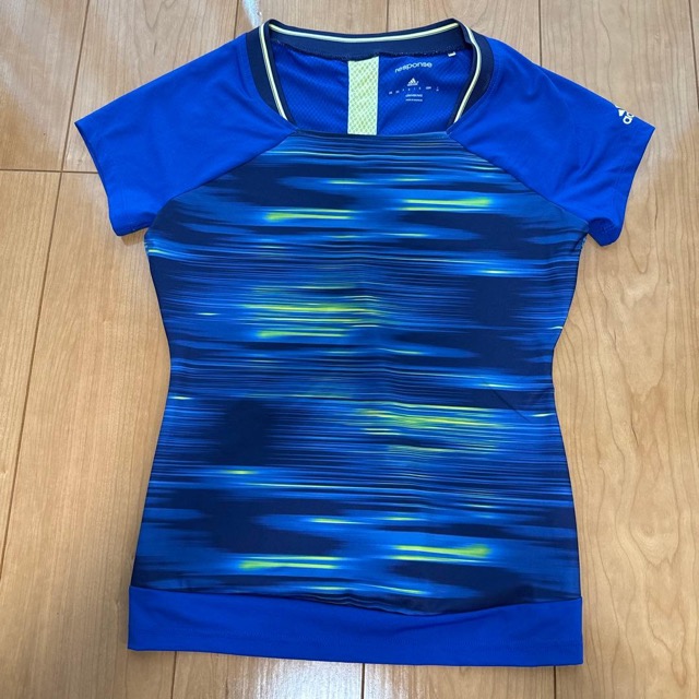 adidas response climacool Tシャツ 青/黄 (1/3)