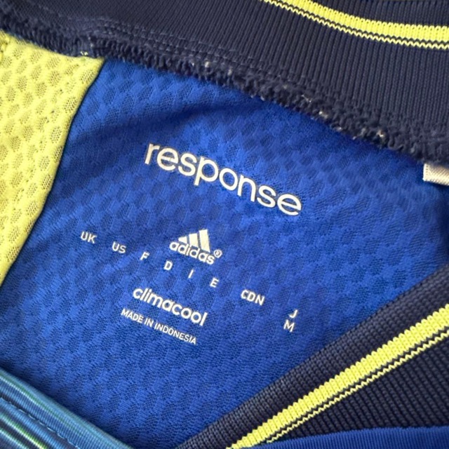 adidas response climacool Tシャツ 青/黄 (3/3)