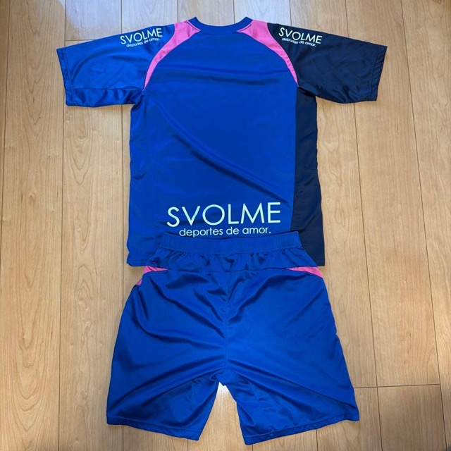 SVOLME サッカーユニフォーム 上下 セット Mサイズ 青 (2/7)