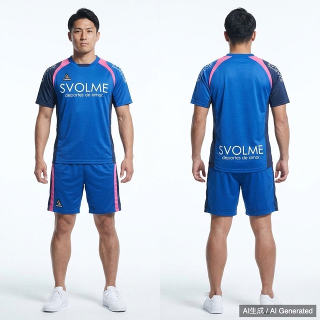 SVOLME サッカーユニフォーム 上下 セット Mサイズ 青