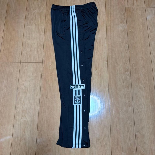 adidas アディブレイク スナップボタン ジャージパンツ ブラック M (2/4)