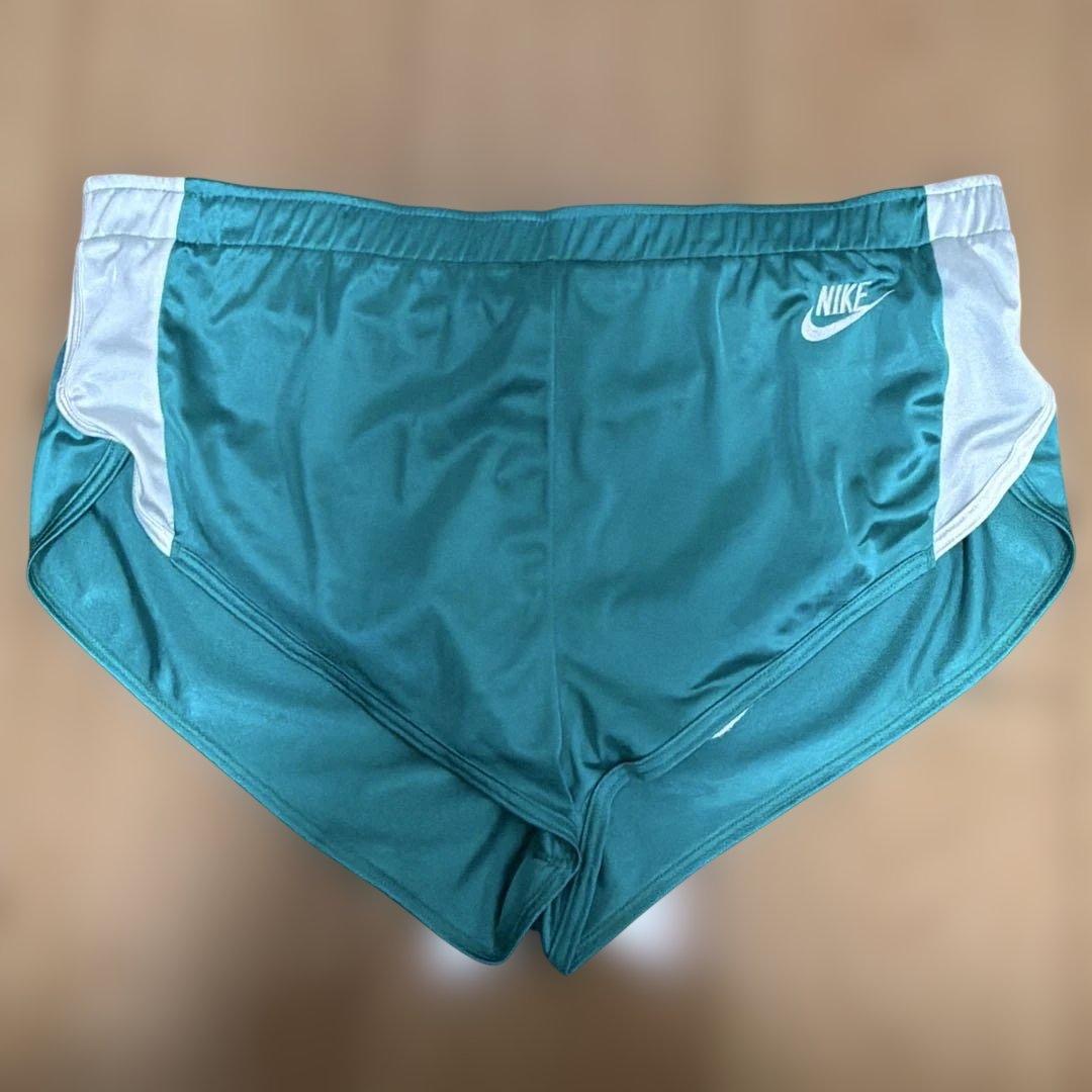 NIKE 陸上競技用ユニフォーム上下セット メンズ グリーン ※ゴム緩 (8/9)