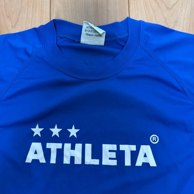 ATHLETA アスレタ ユニフォーム 上下セット ブルー Mサイズ (2/8)