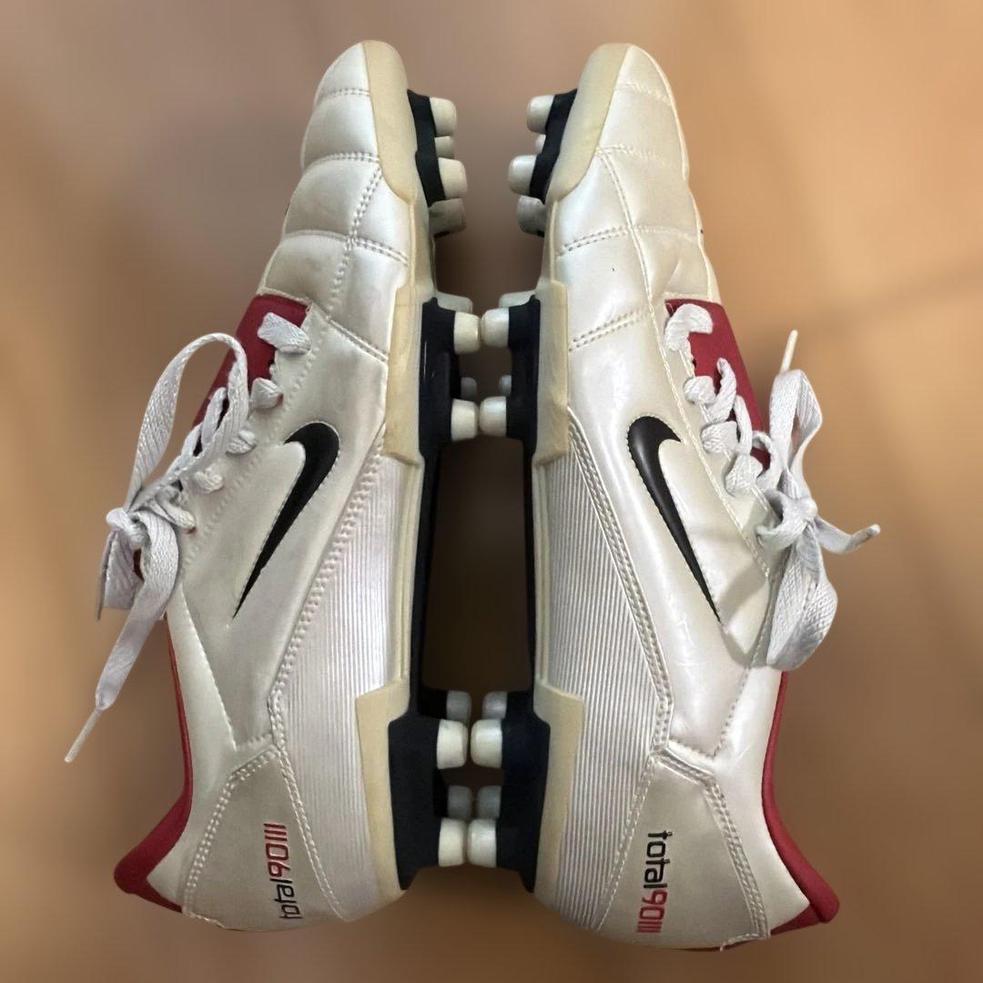 Nike Tital 90 III サッカーシューズ ホワイト/レッド 27.5 (6/6)