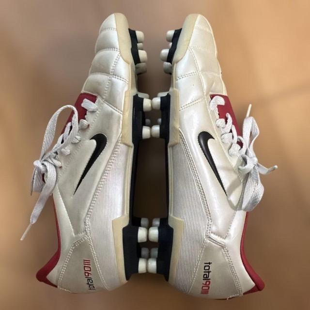 Nike Tital 90 III サッカーシューズ ホワイト/レッド 27.5 (6/6)