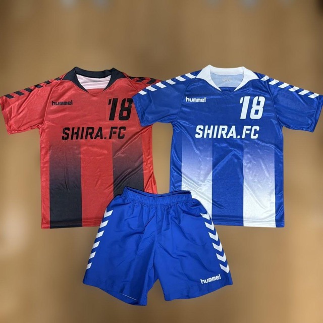 タグ付き SHIRA.FC サッカー ユニフォーム 上下セット (1/8)