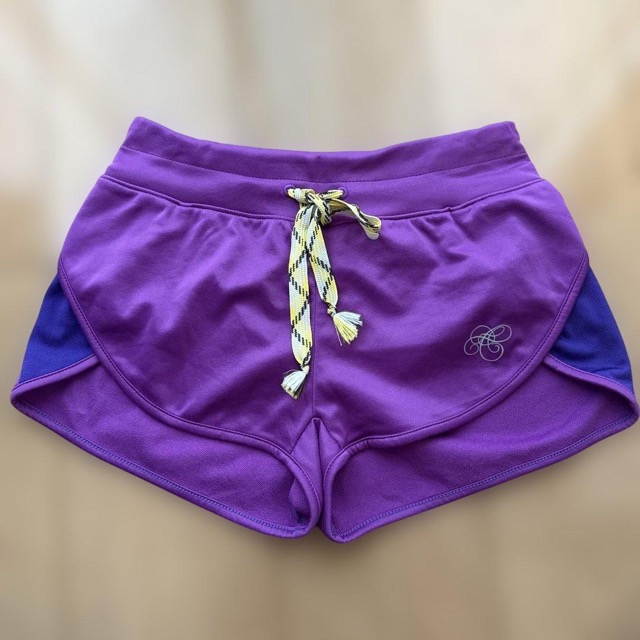 asics ランニングショーツ S 紫 (1/3)