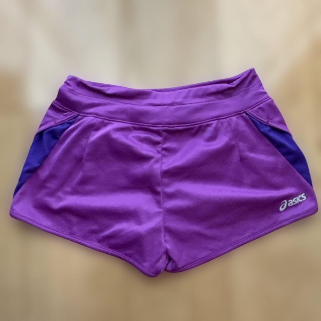 asics ランニングショーツ S 紫 (2/3)
