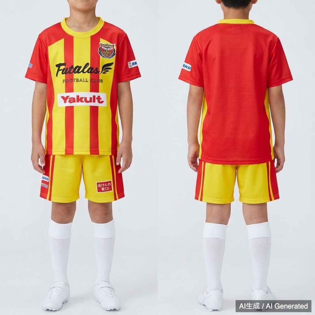 キッズ サッカー ユニフォーム 上下 セット (1/9)