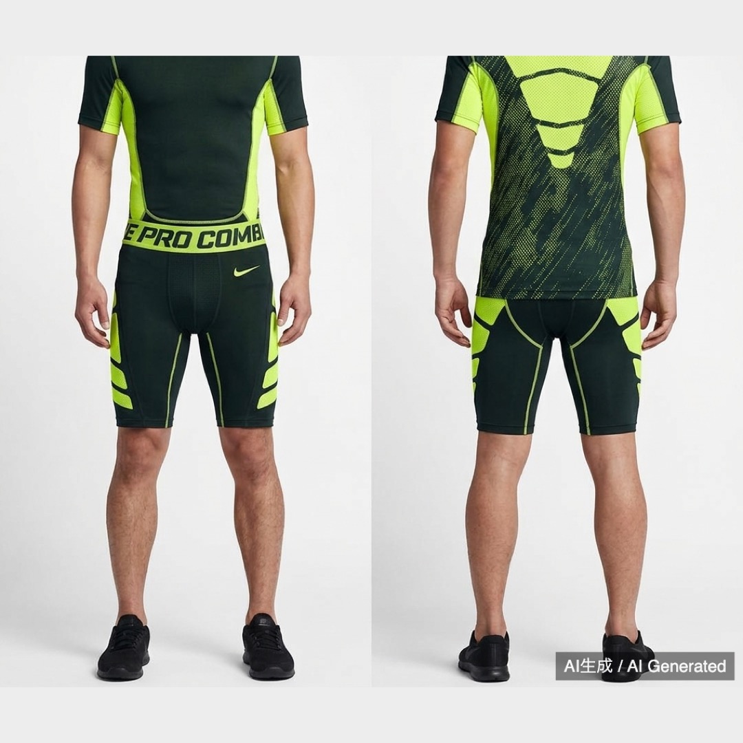 Nike Pro Combat トレーニングウェア 上下セット アップ S (1/9)