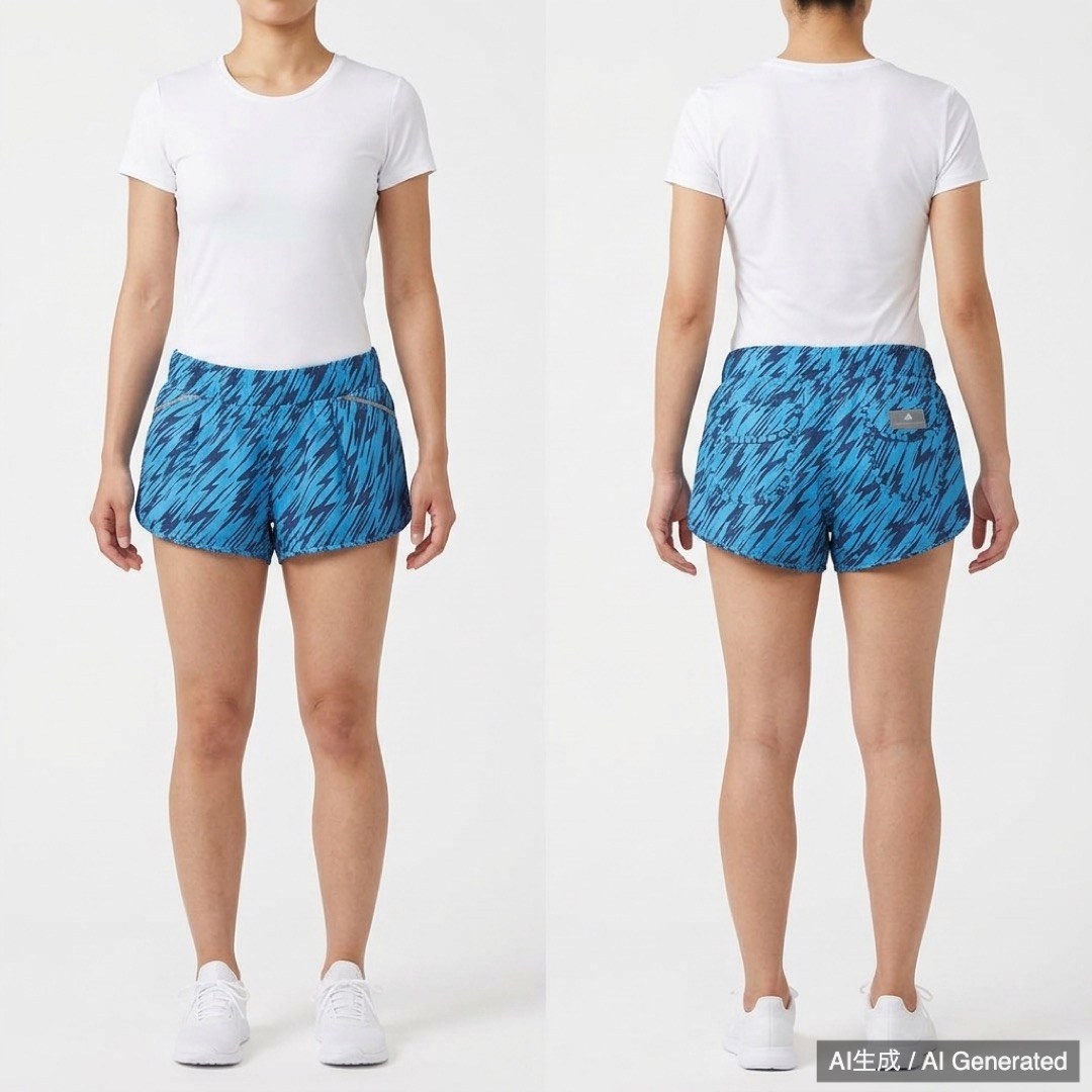 adidas Stella McCartney ランニングショーツ レディースM (1/4)