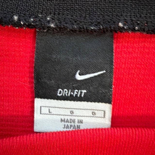 Nike Dri-FIT サッカーユニフォーム 上下セット L レッド/ブラック (3/7)