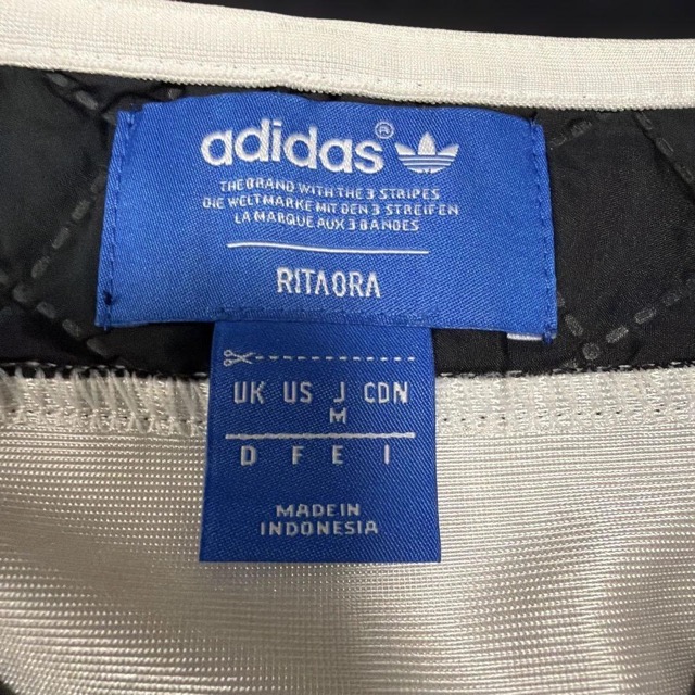 adidas ritaora ワンピース レディース M ホワイト/ブラック (3/7)