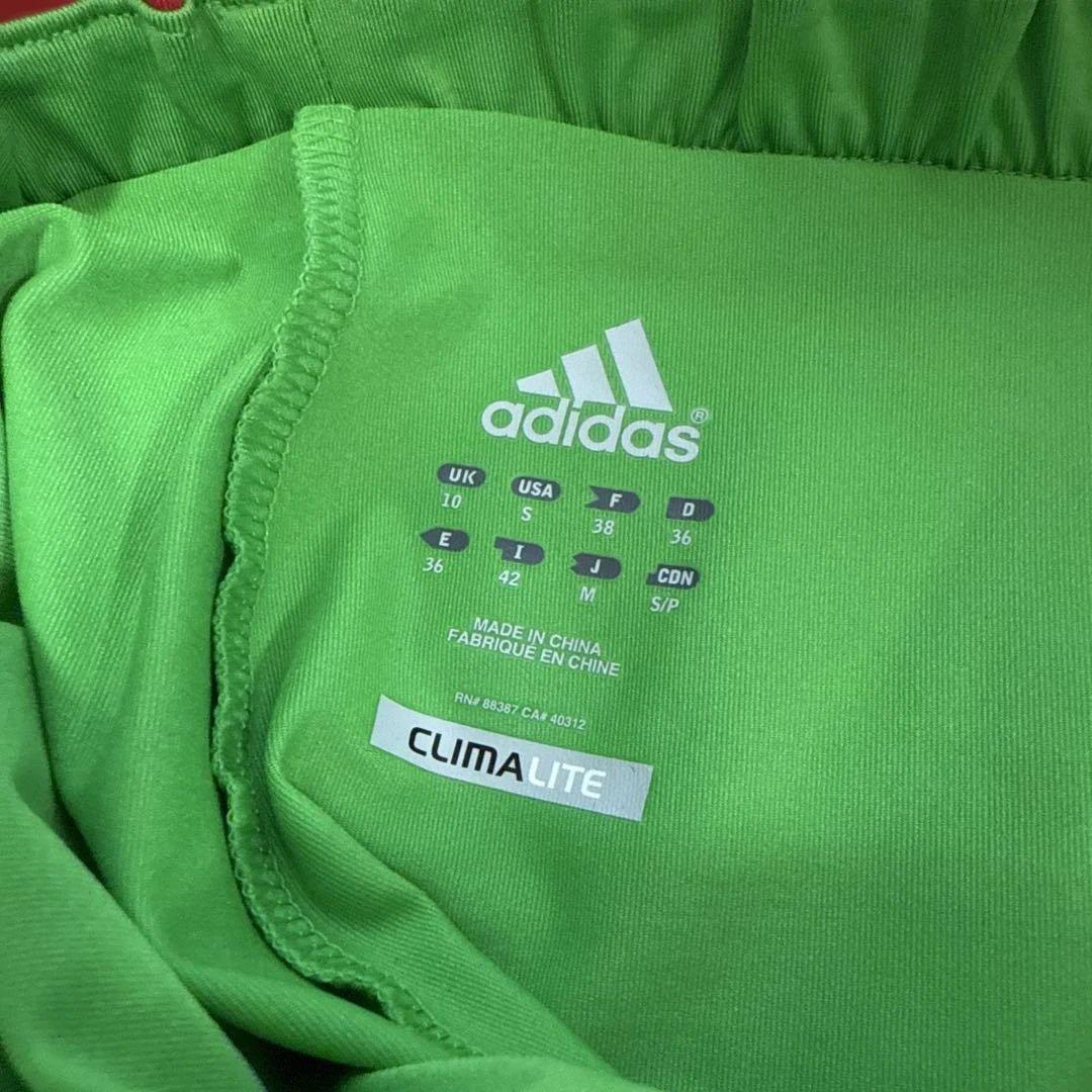 adidas レディース テニスウェア 上下 セット ピンク グリーン サイズS (5/5)