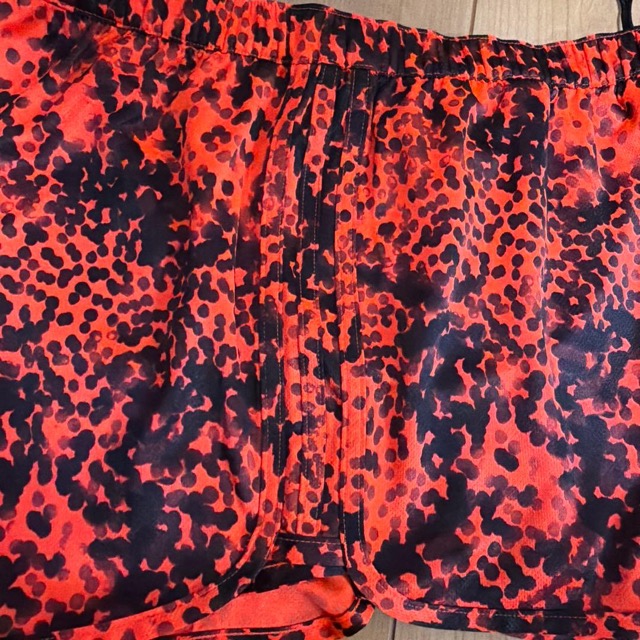 adidas climalite レッド ヒョウ柄 ランニングパンツ (7/7)