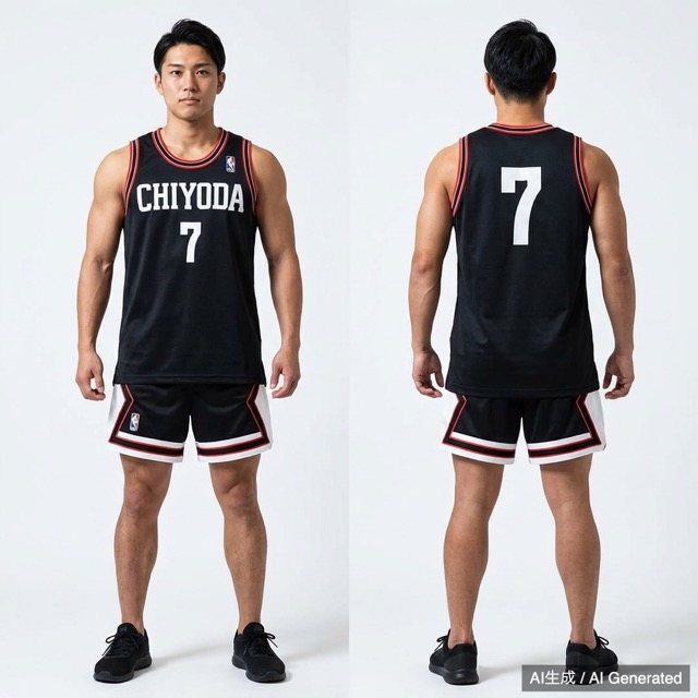 レトロ NBA CHIOYDA ユニフォーム サイズLL 番号7 上下 セット